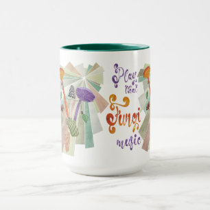 Mug Jouer que Musique de champignons (cornemuses de ch