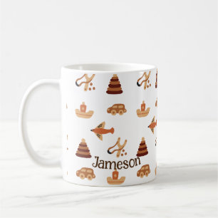 Mug Jouet Brown enfant amusant Voiture Avion Bateau Ca