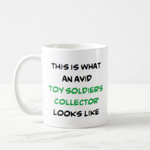 Mug jouets soldats collectionneurs, avides