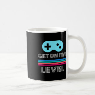 Mug Joueur Amusant Monte Sur Mon Niveau Nerd Geek 