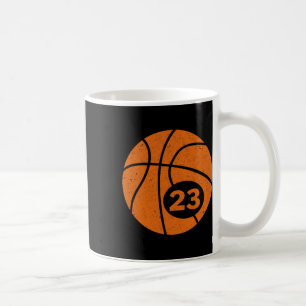 Mug Joueur Bysketbyll Jersey Numéro 23 graphique