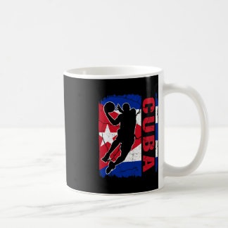Mug Joueur cubain de basket-ball Cuba Drapeau de baske