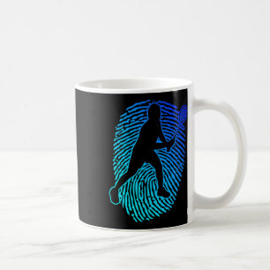 Mug Joueur de badminton de squash de volant de badmint