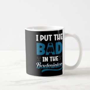 Mug Joueur de badminton drôle navette amateur de badmi