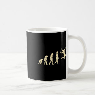 Mug Joueur de badminton Evolution Raquette de volant