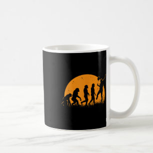 Mug Joueur de badminton Evolution _ Raquette Volant
