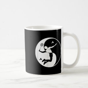 Mug Joueur de badminton Jeu Volant Symbole Yin-yang Ba