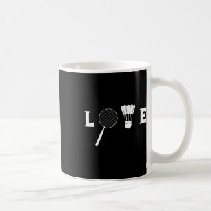 Mug Joueur de badminton Raquette Sports Navette Drôle 