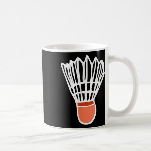 Mug Joueur de badminton raquette volant illustration s