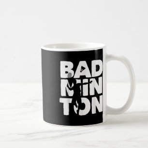Mug Joueur de badminton smash raquette de volant