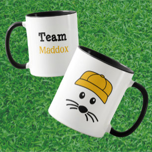 Mug Joueur de base-ball Team Little Mouse personnalisa