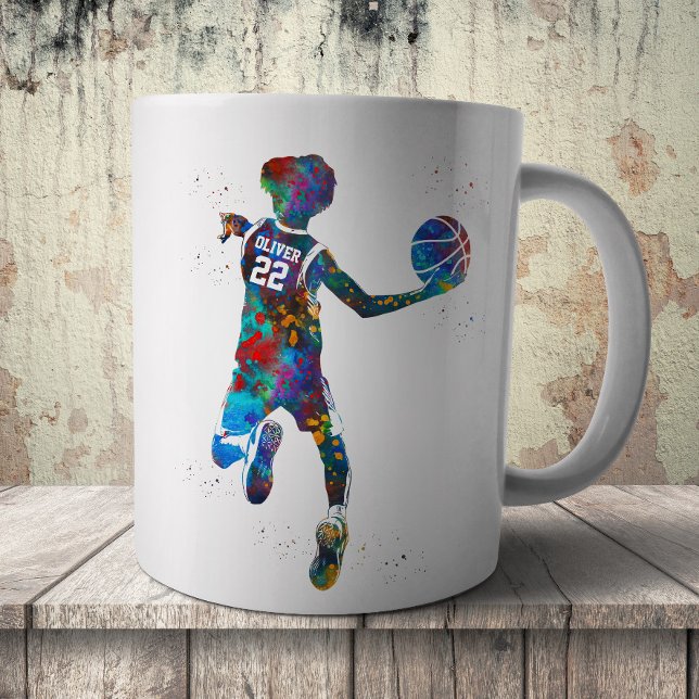 Mug Joueur de basket-ball adolescent (Créateur téléchargé)