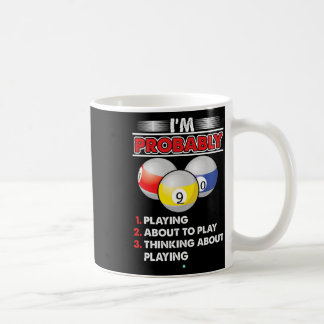 Mug Joueur de billard de 8 balles Idée cadeau de nouve