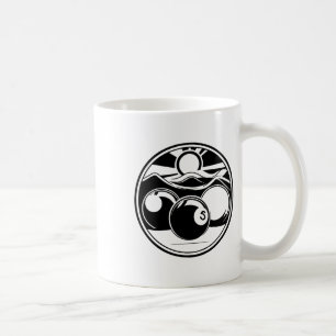Mug Joueur de billard de dessin