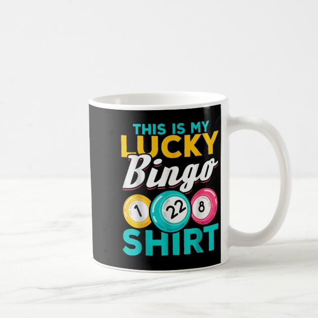 Mug Joueur De Bingo Voici Mon Lucky Bingo Funny Bingo  (Droite)