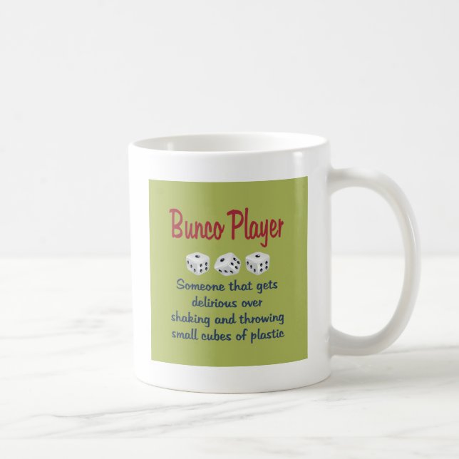 Mug Joueur de Bunco - définition (Droite)