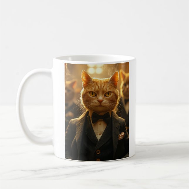 Mug Joueur de chats Whimsical - Joueur Feline (Gauche)