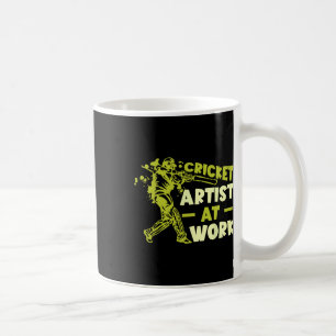 Mug Joueur de cricket Ll Jeu Artiste de cricket au tra