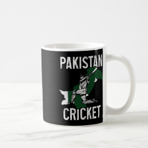 Mug Joueur de cricket pakistanais Drapeau pakistanais