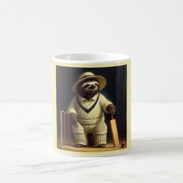 Mug Joueur de cricket Sloth (Centre)