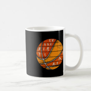 Mug Joueur de fond d'amour vintage Sketll Retro Love