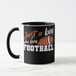 Mug Joueur De Football Américain Drôle Juste Un Garçon