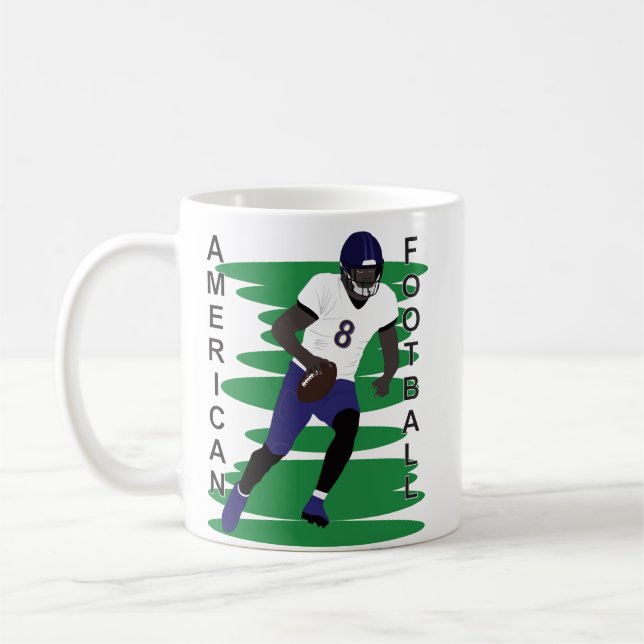 Mug Joueur de football américain en action (Gauche)