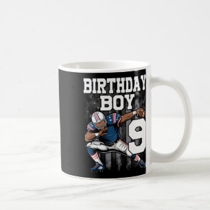 Mug Joueur de football de 9 ans 9e année de football