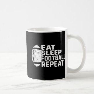 Mug Joueur de football Dormir Football Répéter Aimer F