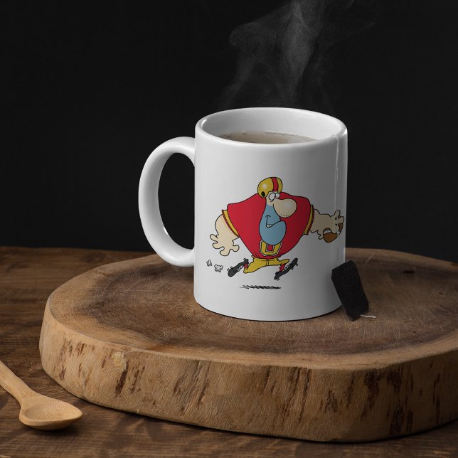 Mug Joueur de football en dessin (Créateur téléchargé)