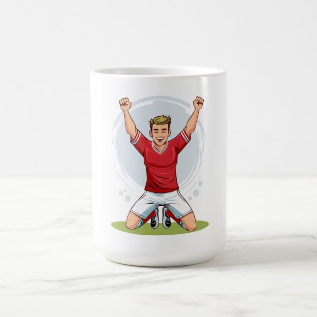 Mug Joueur de football homme (Centre)