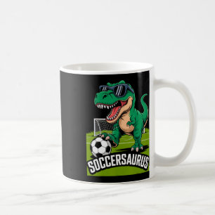 Mug Joueur de football Soccersaurus Dinosaure T-rex Ga