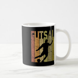 Mug Joueur de Futsal Vintage Football en Salle Rétro