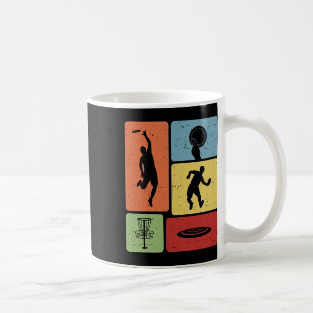 Mug Joueur de golf à disque drôle Cool disque volant S (Droite)