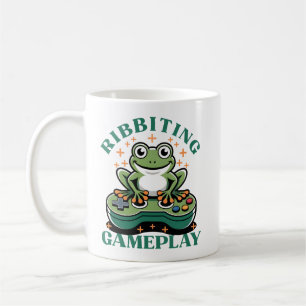 Mug Joueur de Grenouille Drôle, Manette de Jeu Vidéo R