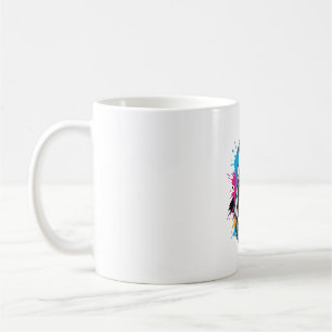 Mug Joueur de guitare à cheval T-Shirt vintage gravure