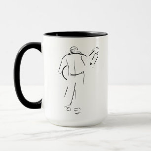 Mug Joueur de guitare à pied