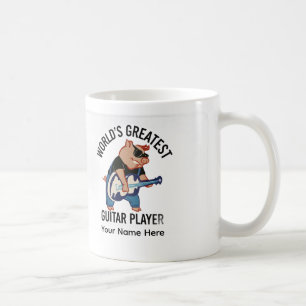 Mug Joueur de Guitare le Plus Grand du Monde, Rocker P