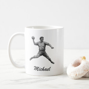Mug Joueur de handball moderne vintage tendance Person