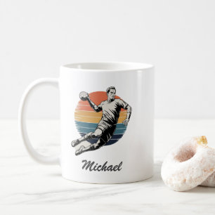 Mug Joueur de handball moderne vintage tendance Person