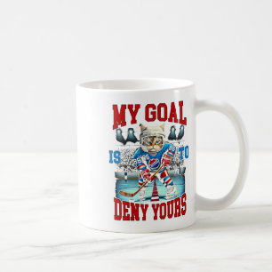 Mug Joueur de hockey amateur de chat de hockey Mon obj