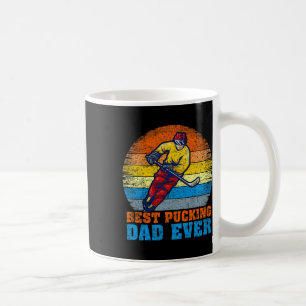 Mug Joueur de hockey masculin vintage Meilleur père qu