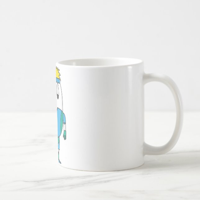 Mug Joueur de hockey sur gazon Egg  (Droite)