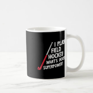 Mug Joueur de hockey sur gazon Superpuissance Jeu de h