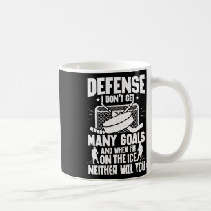Mug Joueur de hockey sur glace Gardien de but Défense 