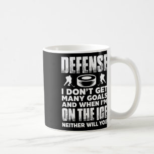 Mug Joueur de hockey sur glace Gardien de but Défense