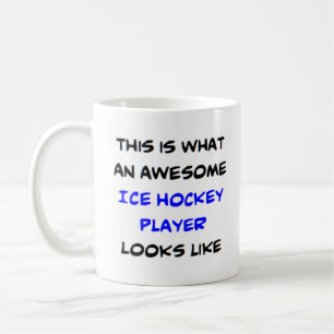 Mug joueur de hockey sur glace, génial