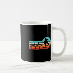 Mug Joueur de hockey sur glace rétro battement de coeu