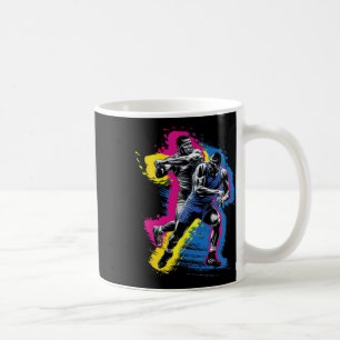 Mug Joueur de lutte coloré pour hommes femmes enfants