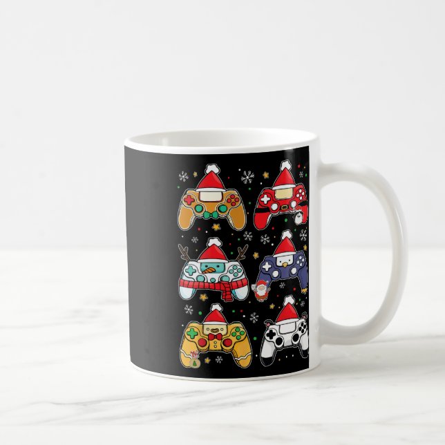 Mug Joueur de Noël contrôleur Jeu de Noël Hommes garço (Droite)